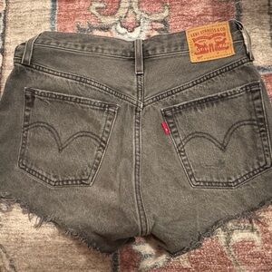 Levi's Black Denim Shorts